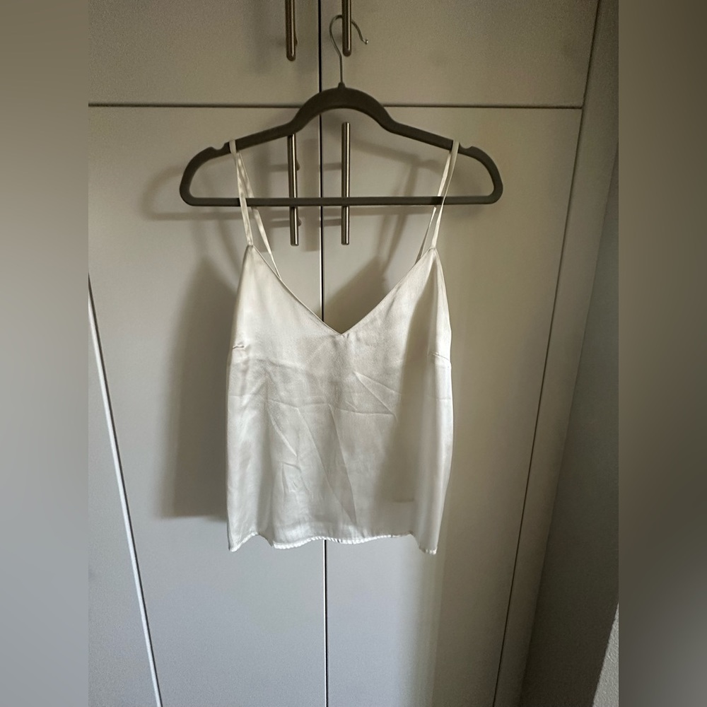 Ivory polyester cami ASOS